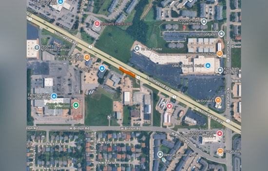 Oklahoma City Alert as NW Expressway Eastbound Lane Reduced Due to Repairs Near Council Road