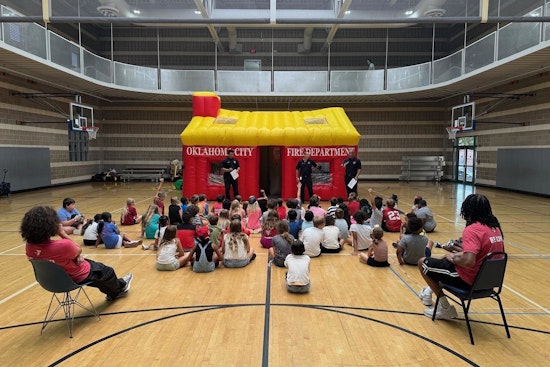 Oklahoma City Fire Department Launches Interactive Inflatable Safety House to Teach Kids Fire Evacuation Skills