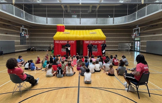 Oklahoma City Fire Department Launches Interactive Inflatable Safety House to Teach Kids Fire Evacuation Skills