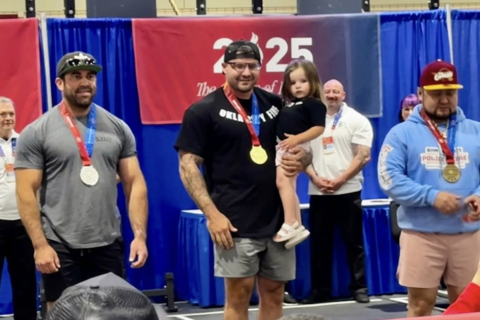 Oklahoma City Firefighters Set World Records, Claim Gold at 2025 Police and Fire World Games in Birmingham