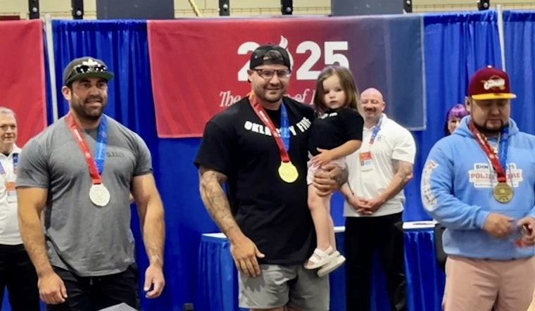 Oklahoma City Firefighters Set World Records, Claim Gold at 2025 Police and Fire World Games in Birmingham