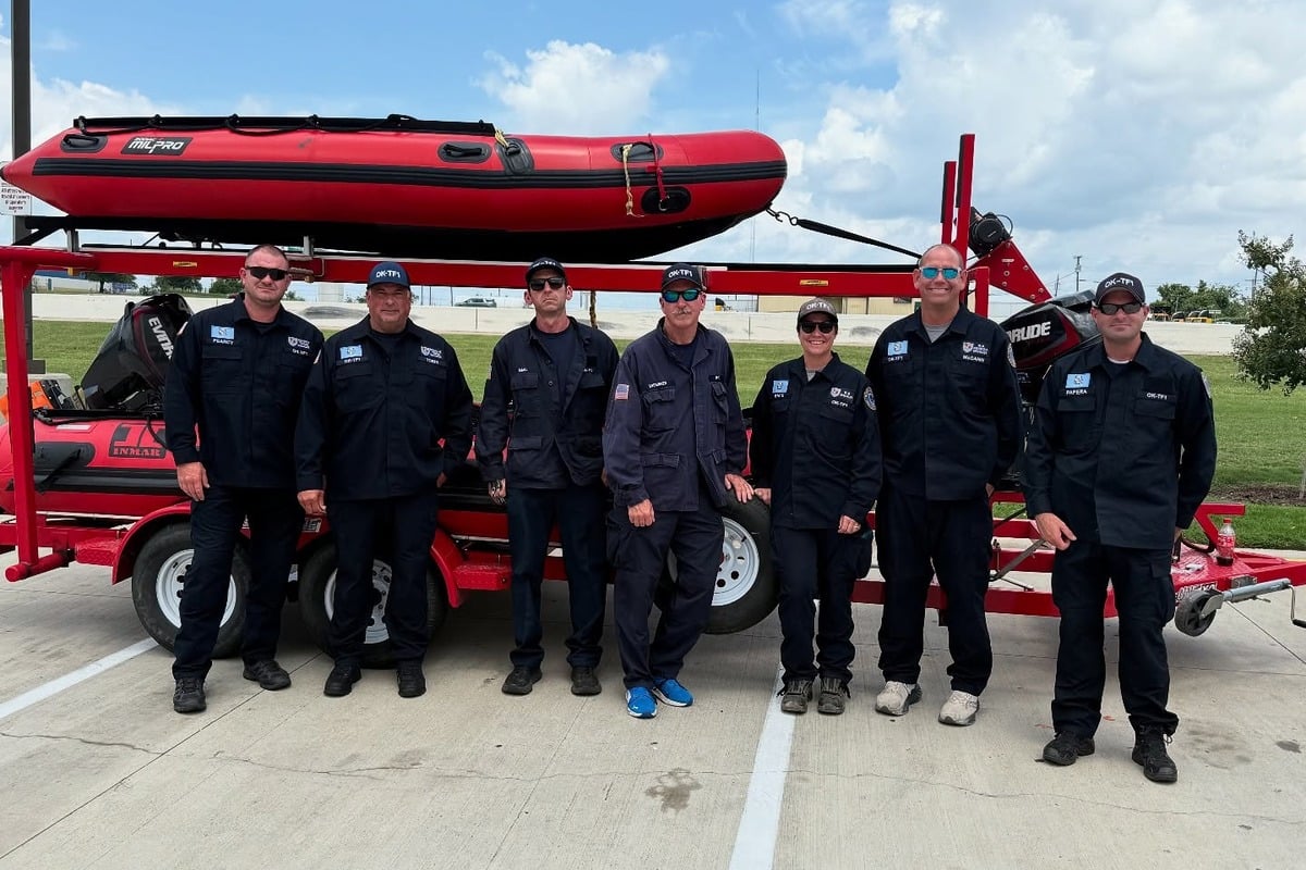 Oklahoma Rescue Oklahoma City Mobilizes Rescue Team to Support Flood Relief Efforts in