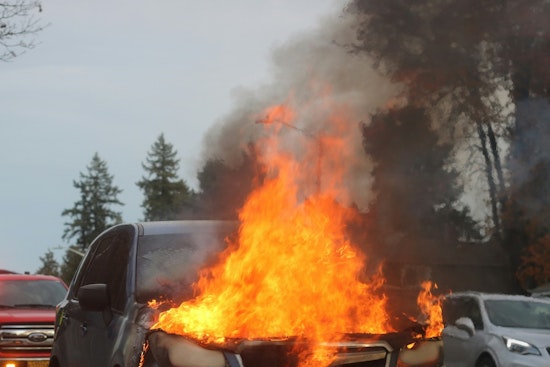One Dead After Car Crashes into Phoenix Business and Ignites Blaze