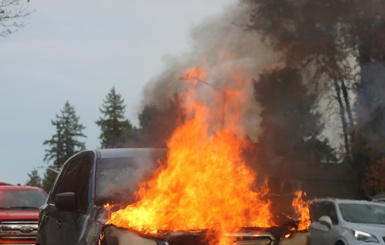 One Dead After Car Crashes into Phoenix Business and Ignites Blaze