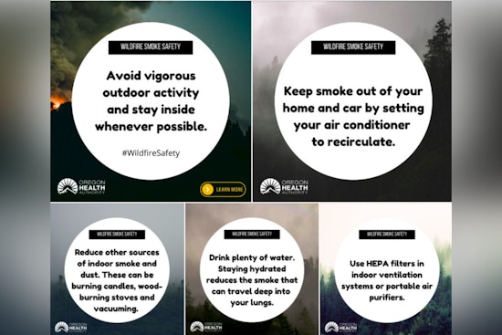 Oregon Health Authority Urges Vulnerable Groups to Prepare for Wildfire Smoke Impacts