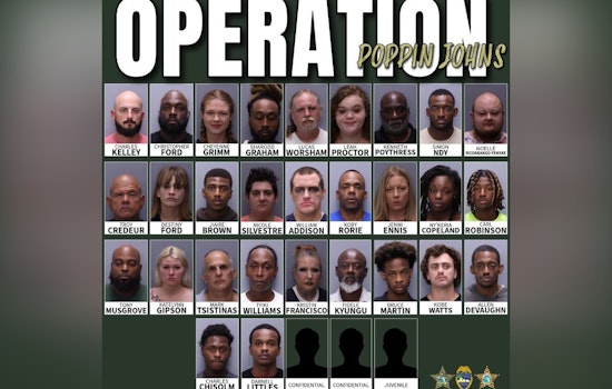 Over 30 Arrested in St. Johns Sting Targeting Prostitution, Trafficking, and Illegal Firearms