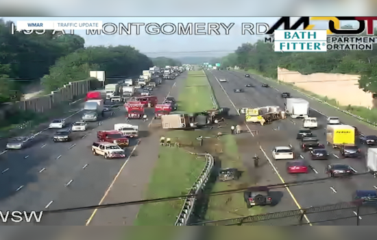Overturned Tractor-Trailer on I-95 Causes Significant Delays in Howard County