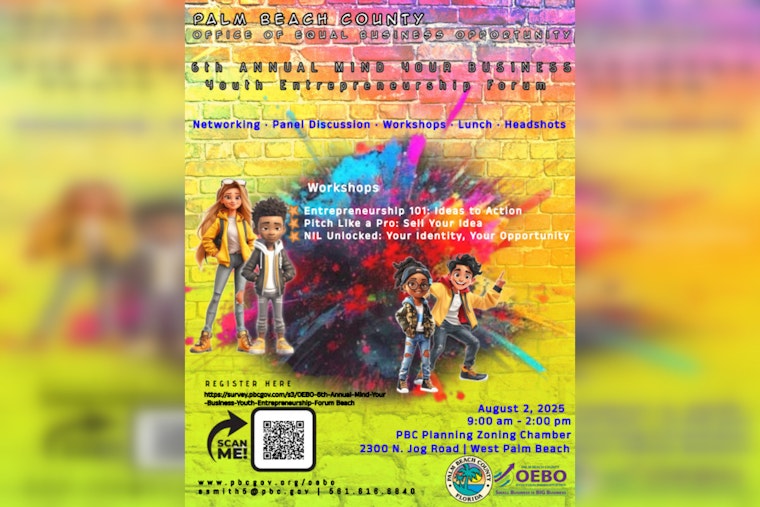 Palm Beach County Hosts 6th Annual Youth Entrepreneurship Forum to Ignite Teen Business Ambitions