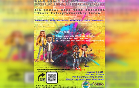 Palm Beach County Hosts 6th Annual Youth Entrepreneurship Forum to Ignite Teen Business Ambitions
