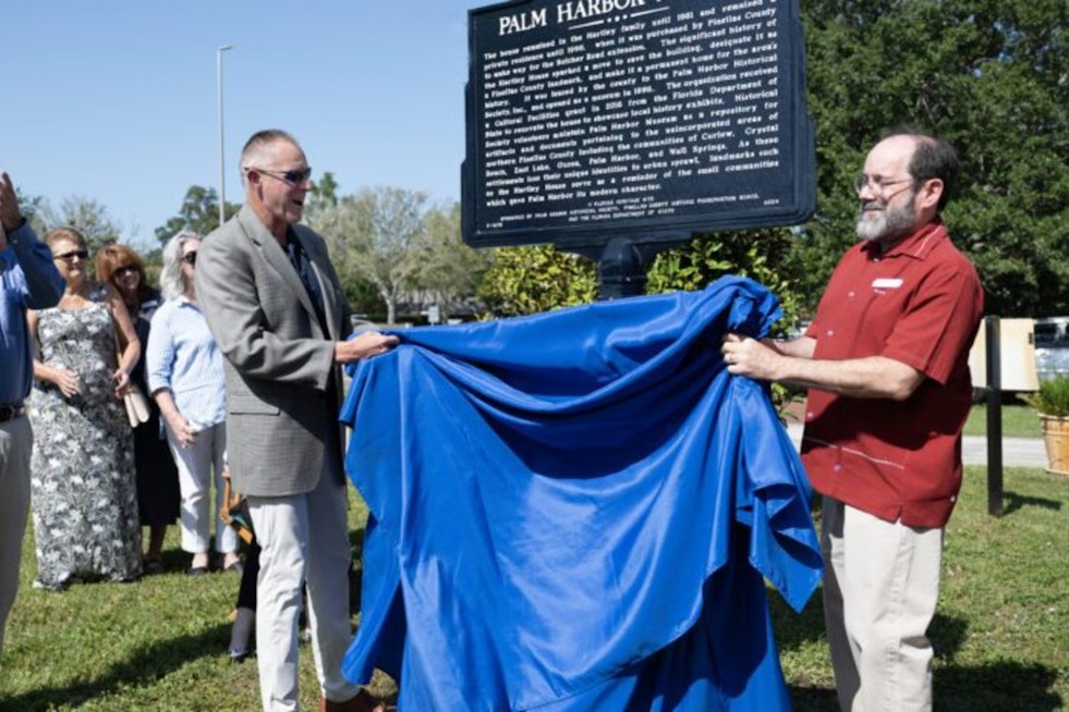 Palm Harbor Celebrates History with New Florida Historical Marker at Hartley House