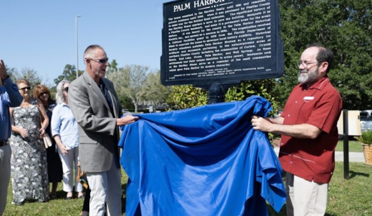 Palm Harbor Celebrates History with New Florida Historical Marker at Hartley House