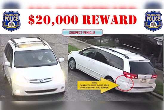 Philadelphia Police Seek Public Help to Find Vehicle, Suspects Linked to Rittenhouse Street Homicide