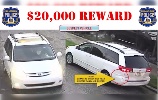 Philadelphia Police Seek Public Help to Find Vehicle, Suspects Linked to Rittenhouse Street Homicide