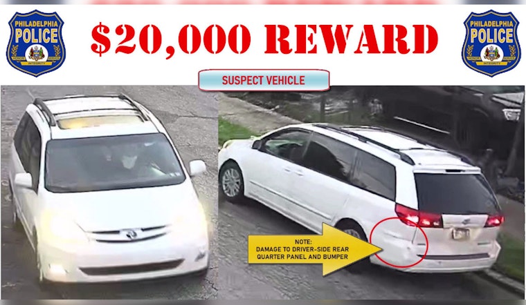 Philadelphia Police Seek Public Help to Find Vehicle, Suspects Linked to Rittenhouse Street Homicide