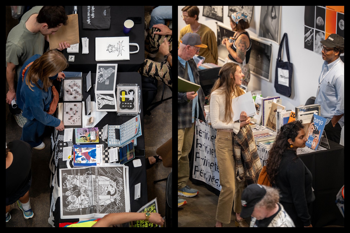SF Art Book Fair People Enjoying