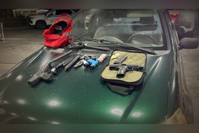 Placer County Traffic Stop Leads to Arrest of Convicted Felon with Arsenal of Weapons, Drugs in Granite Bay