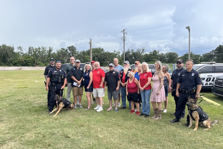 Plant City Police Department Hails AMVETS Post 44 for Supporting K9 Unit with Equipment Donation