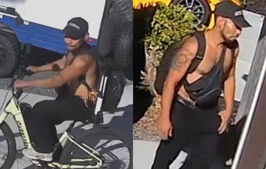 Pleasant Hill Police Seek Public's Help to Find Suspect in Yellow Bike Theft Case