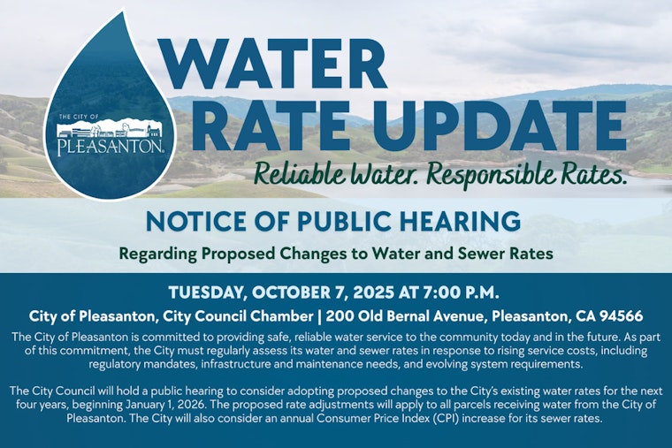 Pleasanton City Council Greenlights Water Rate Study Amid Calls for Public Input