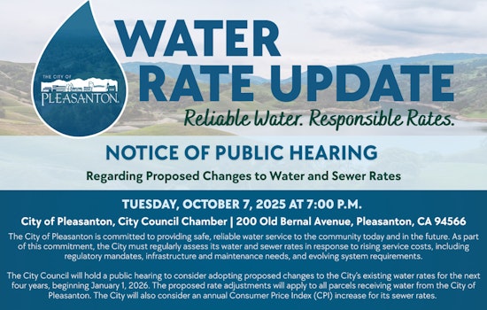Pleasanton City Council Greenlights Water Rate Study Amid Calls for Public Input
