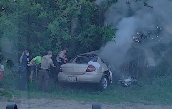 Plymouth Woman Rescued from Fiery Crash in Rural Mankato, Suspected DUI Pending Investigation
