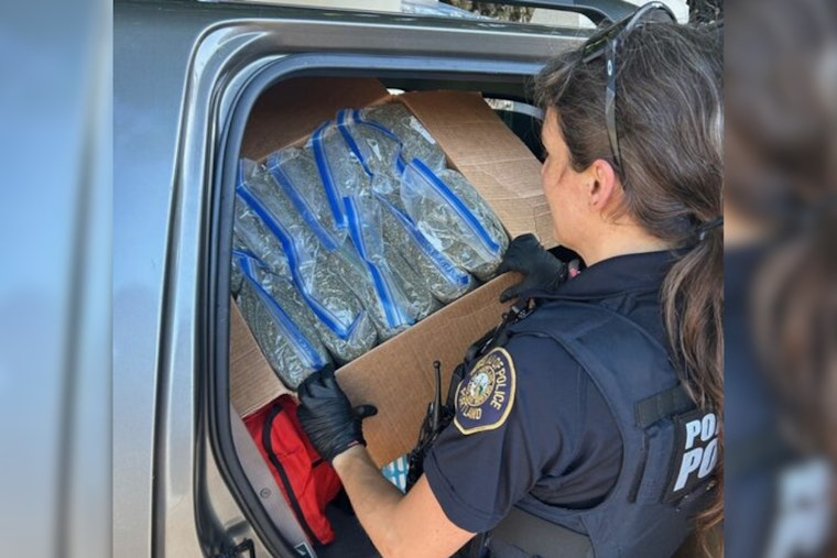 Portland Police Bike Squad Apprehends Two With Over 14 Pounds of Marijuana, Individuals Face Felony Charges