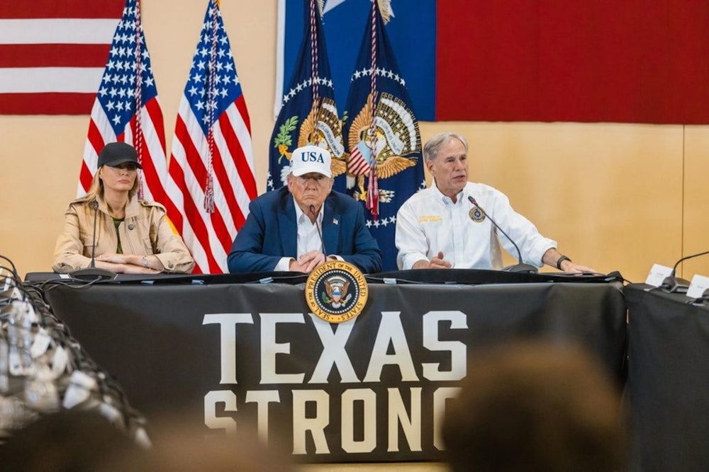 President Trump and Governor Abbott Rally Support in Flood-Stricken Kerrville, Texas