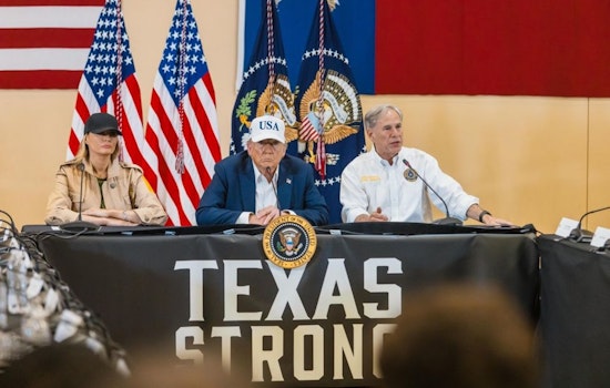 President Trump and Governor Abbott Rally Support in Flood-Stricken Kerrville, Texas
