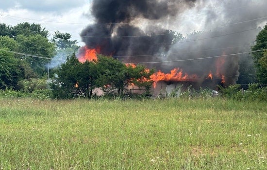 Putnam County Firefighters Triumph Over Intense Garage Blaze on Hilham Road