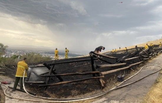 Quick Action by Salt Lake City Firefighters Subdues Grass Fire Near Ensign Peak Trailhead