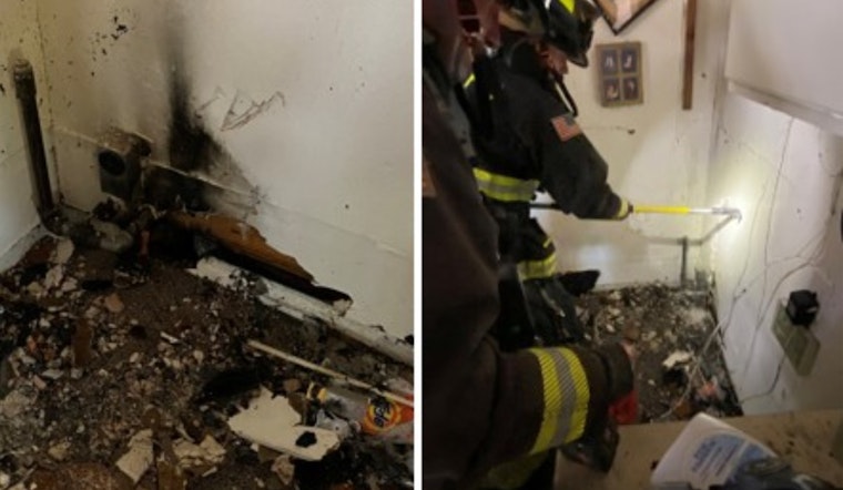 Quick Response by Mountain View Firefighters Contains Castro Street Blaze, Dryer Lint Cited as Potential Cause