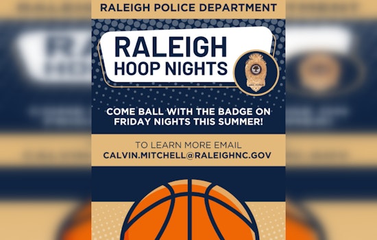 Raleigh Hoop Night: Police Engage with Teens on the Basketball Court for Community Connection