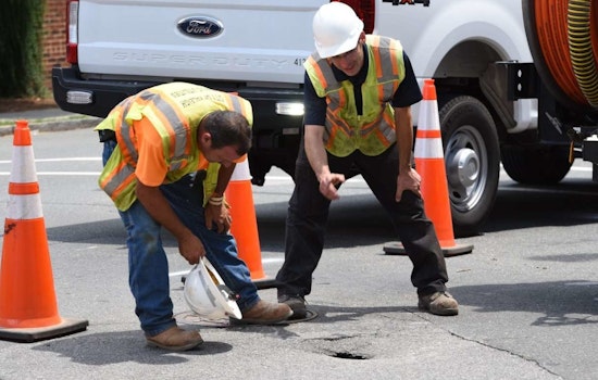 Raleigh's Cameron Street Hit by Sinkhole Following Water Main Break, Traffic Disrupted in Village District