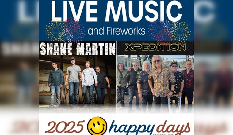 Ramsey Hosts Live Music and Fireworks Extravaganza Featuring Shane Martin and Xpedition on September 6