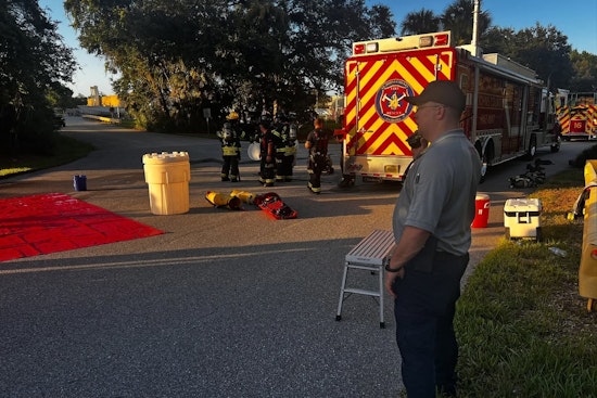 Regional Fire Rescue Teams Band Together to Contain Hazmat Incident at Boston Whaler in Flagler Beach