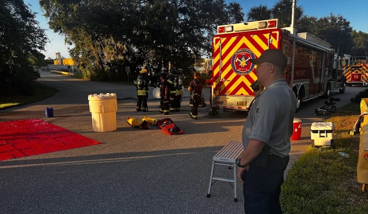 Regional Fire Rescue Teams Band Together to Contain Hazmat Incident at Boston Whaler in Flagler Beach