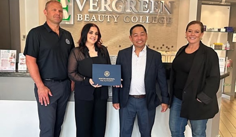 Renton's Evergreen Beauty College Earns 'Fire Safe Business of the Month' Distinction for Exemplary Safety Practices