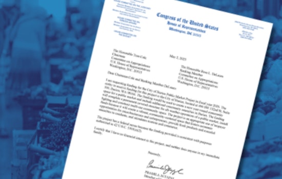 Rep. Jayapal Advocates for $3M Federal Funding for New Public Market in Downtown Burien