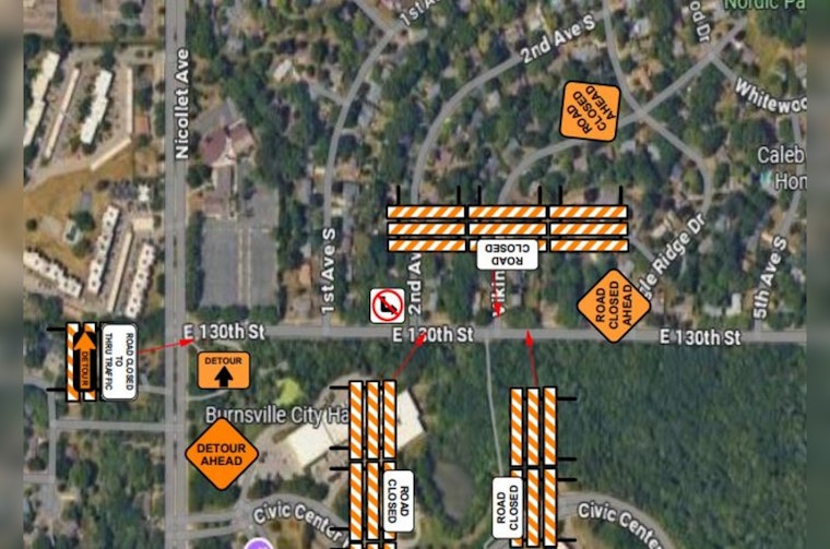 Road Closure Alert: 130th Street at Viking Drive in Burnsville Set for 10-Day Construction Starting July 8