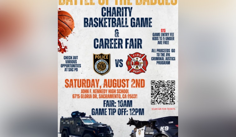 Sacramento Police to Host Career Fair and Charity Basketball Game Supporting Educational Program at JFK High School
