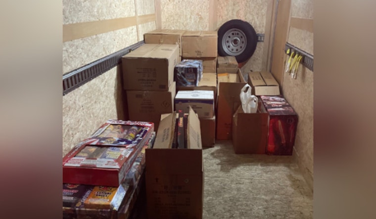 Sacramento Sheriff's Office Seizes 1500 Lbs of Illegal Fireworks and Cocaine During Fourth of July Crackdown