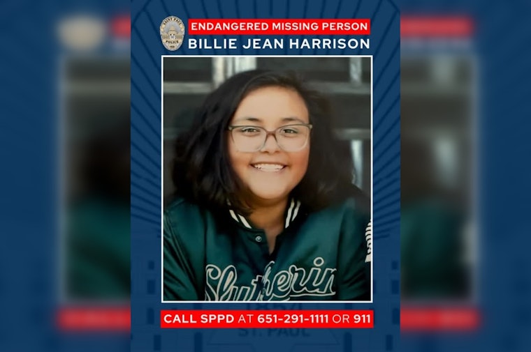 Saint Paul Police Seek Public's Help in Search for Missing 14-Year-Old Billie Jean Harrison