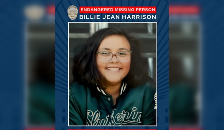 Saint Paul Police Seek Public's Help in Search for Missing 14-Year-Old Billie Jean Harrison