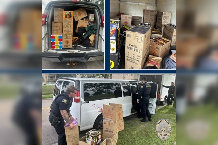 Saint Paul Police Seize Van Loaded with Illegal Fireworks on Independence Day