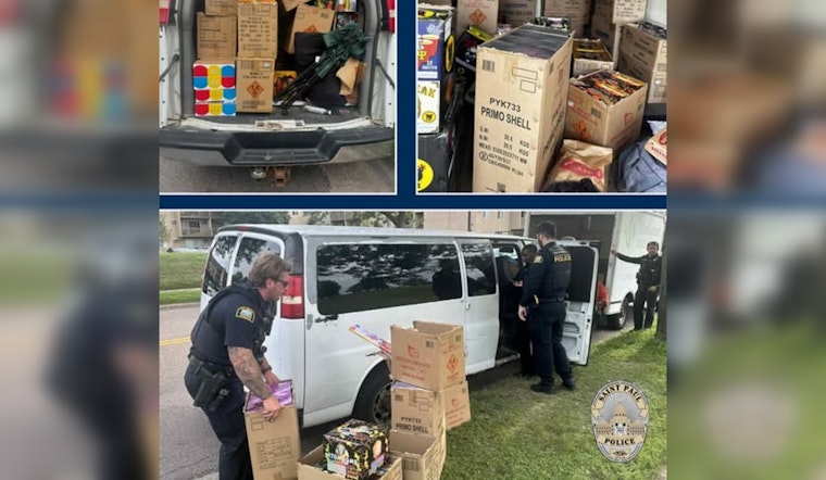 Saint Paul Police Seize Van Loaded with Illegal Fireworks on Independence Day