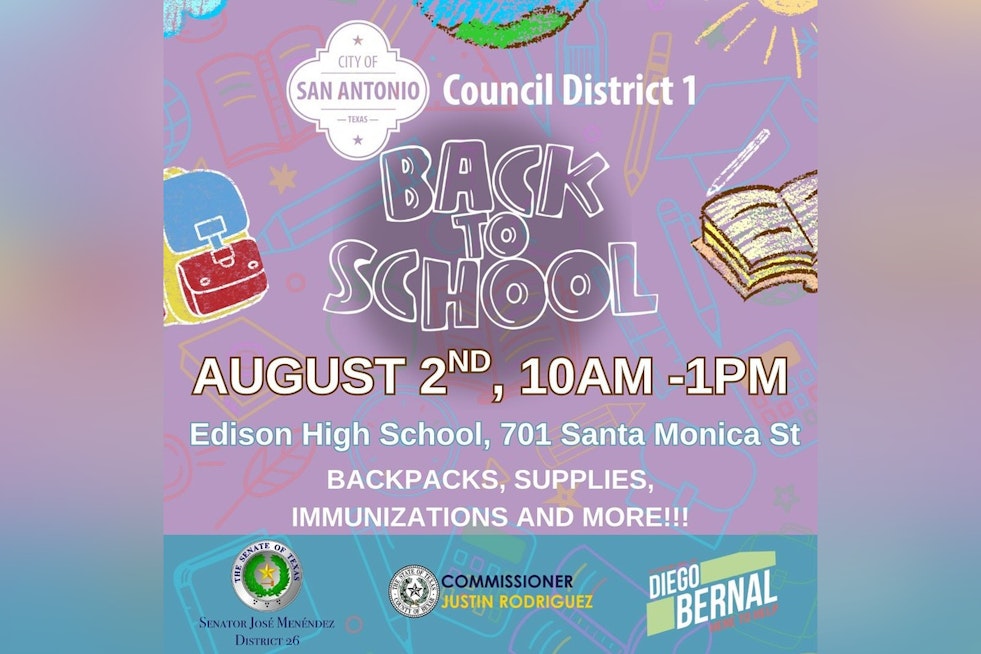 San Antonio's District 1 Gears Up for Annual Back-to-School Bash at Edison High School