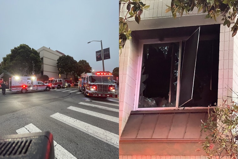 San Francisco Firefighters Contain Blaze at Golden Gate Avenue, One Person Critical and Displaced
