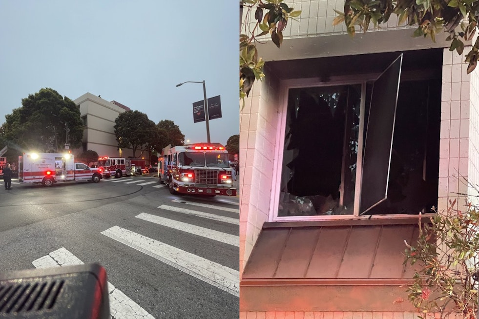 San Francisco Firefighters Contain Blaze at Golden Gate Avenue, One Person Critical and Displaced