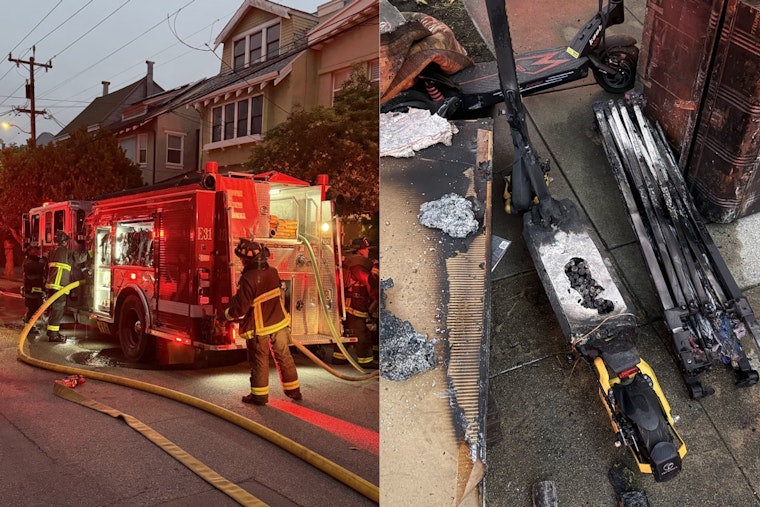 San Francisco Firefighters Quickly Extinguish Home Blaze Sparked by Charging Scooter