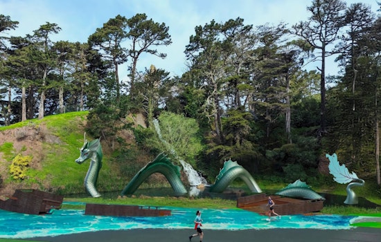100-Foot Sea Serpent Surfaces in Golden Gate Park, After Slithering Around Black Rock Desert Last Burning Man